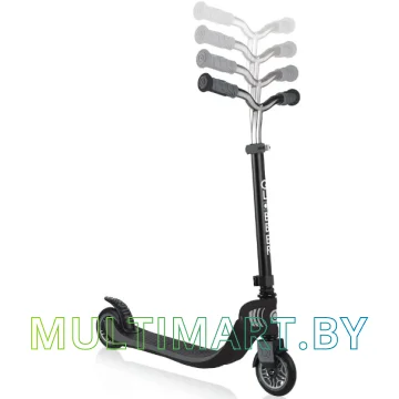 Самокат Globber Flow 125 Foldable (черный/белый) картинка 2